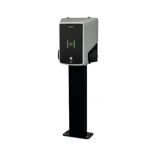 Ensto Wallbox 2x22 kW na słupku