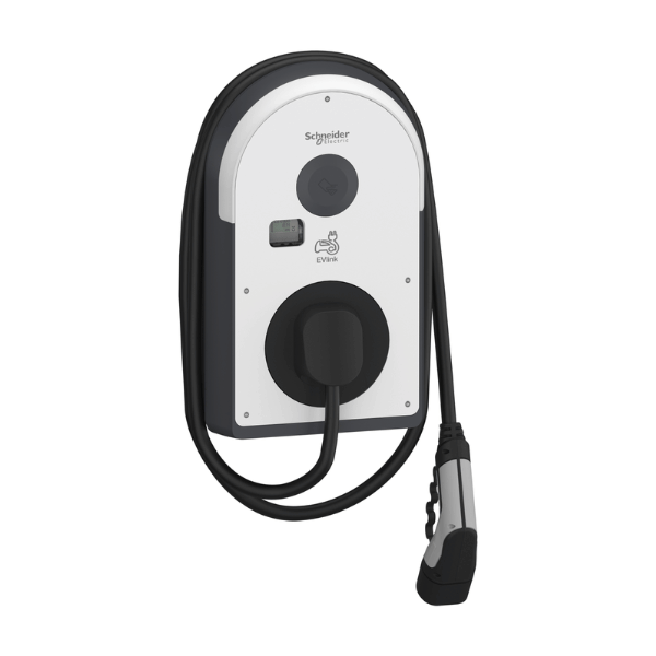 Wallbox EVlink Pro AC 22kW MID (front) kabel - Greenkick