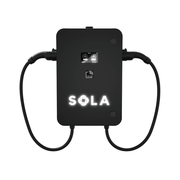 Wallbox SOLA WALL-E BOX AC 2x22kW (kable) - Greenkick Wallbox SOLA WALL-E BOX AC 2x22kW - obrazek 2