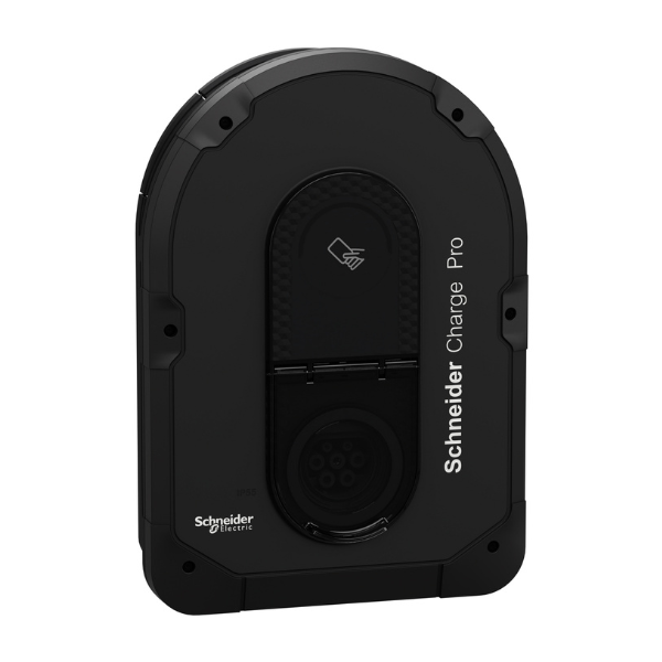 Wallbox Schneider Charge Pro 22 kW gniazdo (front) - Greenkick