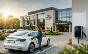 Stacja ładowania samochodu elektrycznego w hotelu - udogodnienie czy standard - BLOG - Greenkick